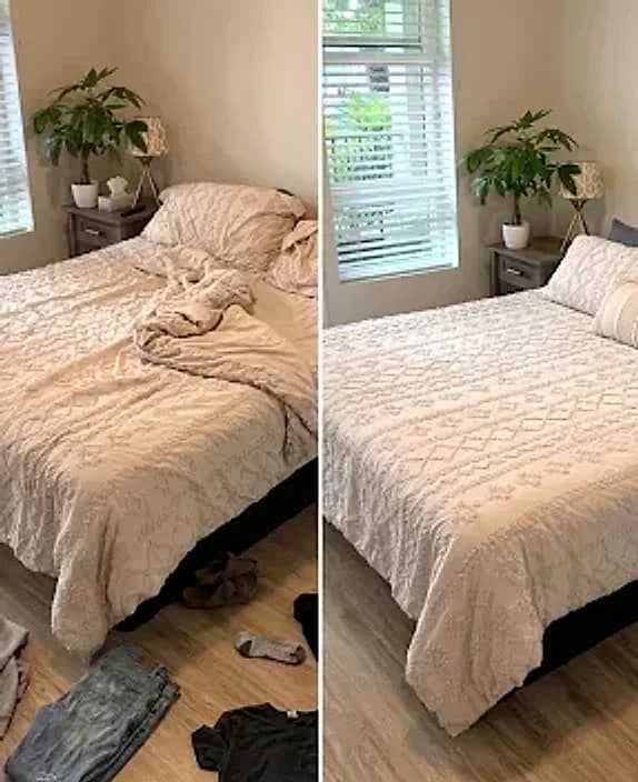 Before and after house cleaning by Gabby's Cleaning Service in Orange County — 4 of 15